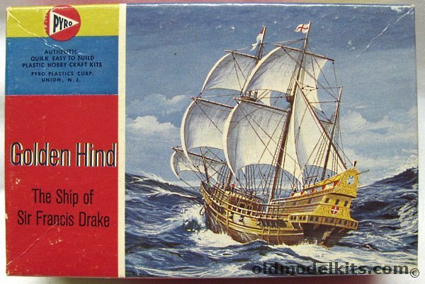 Pyro Golden Hind - The Ship of Sir Francis Drake, 365-50 plastic model kit